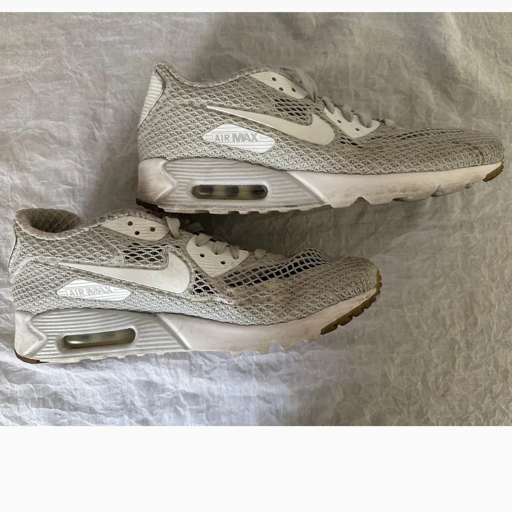 Nike Air Max 90 Better World Mesh Running Shoes Sneakers Gray Sz‎ 9.5 810170-001